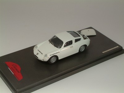 Fiat Abarth 1000 bialbero 1961 stradale bianco con motore - Standard Built 1:43 